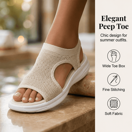 Women's Knit Platform Sandals | Walk Comfortably All Summer | 50% OFF Now
