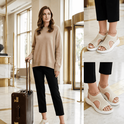 Women's Knit Platform Sandals | Walk Comfortably All Summer | 50% OFF Now