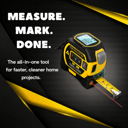3-in-1 Laser Tape Measure