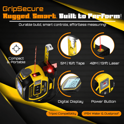 3-in-1 Laser Tape Measure