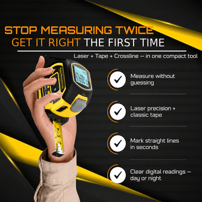 3-in-1 Laser Tape Measure