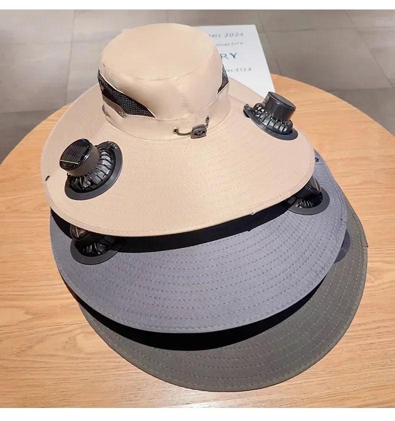Solar Fan Hat | Stay Cool Outdoors | 50% OFF Now
