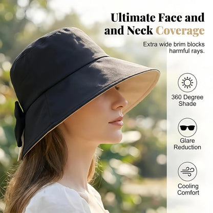 Wide Brim Sun Hat | Stylish Sun Protection All Summer | 50% OFF Now
