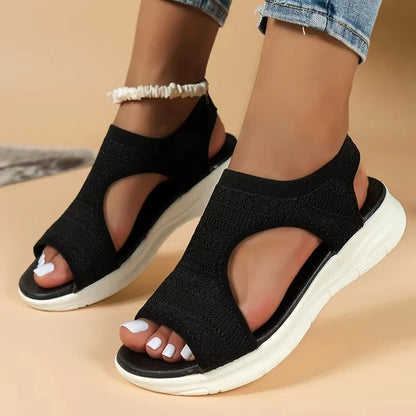 Women's Knit Platform Sandals | Walk Comfortably All Summer | 50% OFF Now