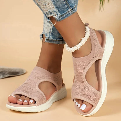Women's Knit Platform Sandals | Walk Comfortably All Summer | 50% OFF Now