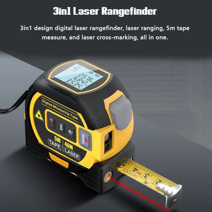 3-in-1 Laser Tape Measure