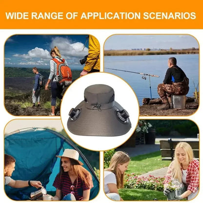 Solar Fan Hat | Stay Cool Outdoors | 50% OFF Now