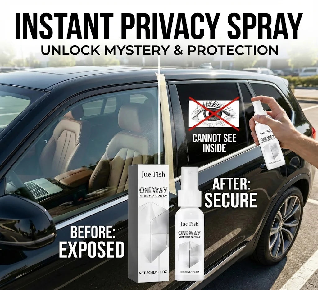 One-Way Mirror Privacy Spray | Daytime Privacy Made Easy | 50% OFF Now