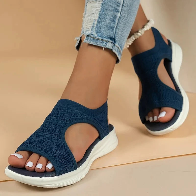Women's Knit Platform Sandals | Walk Comfortably All Summer | 50% OFF Now