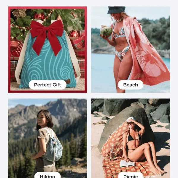 Convertible Beach Towel Bag | Carry Less, Enjoy More | 50% OFF Now