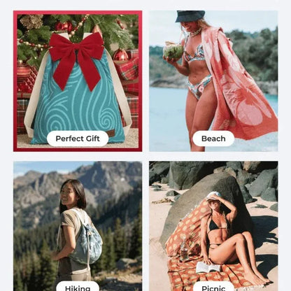 Convertible Beach Towel Bag | Carry Less, Enjoy More | 50% OFF Now