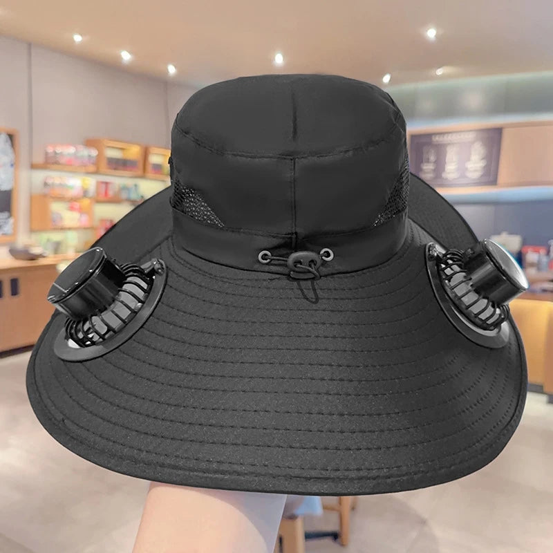 Solar Fan Hat | Stay Cool Outdoors | 50% OFF Now