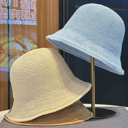 Women's Woven Bucket Hat | Stylish Sun Protection On The Go | 50% OFF Now