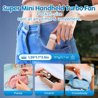 Mini Handheld Fan | Instant Cooling Anywhere | 50% OFF Now