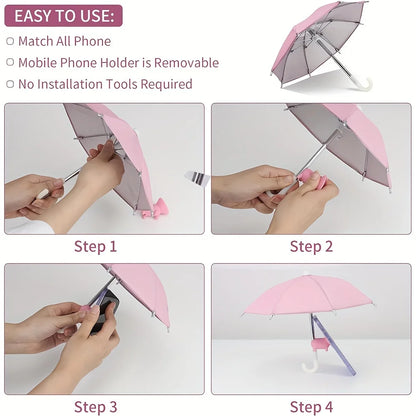 Phone Umbrella Stand | Enjoy Better Phone Use Outdoors | 50% OFF Now