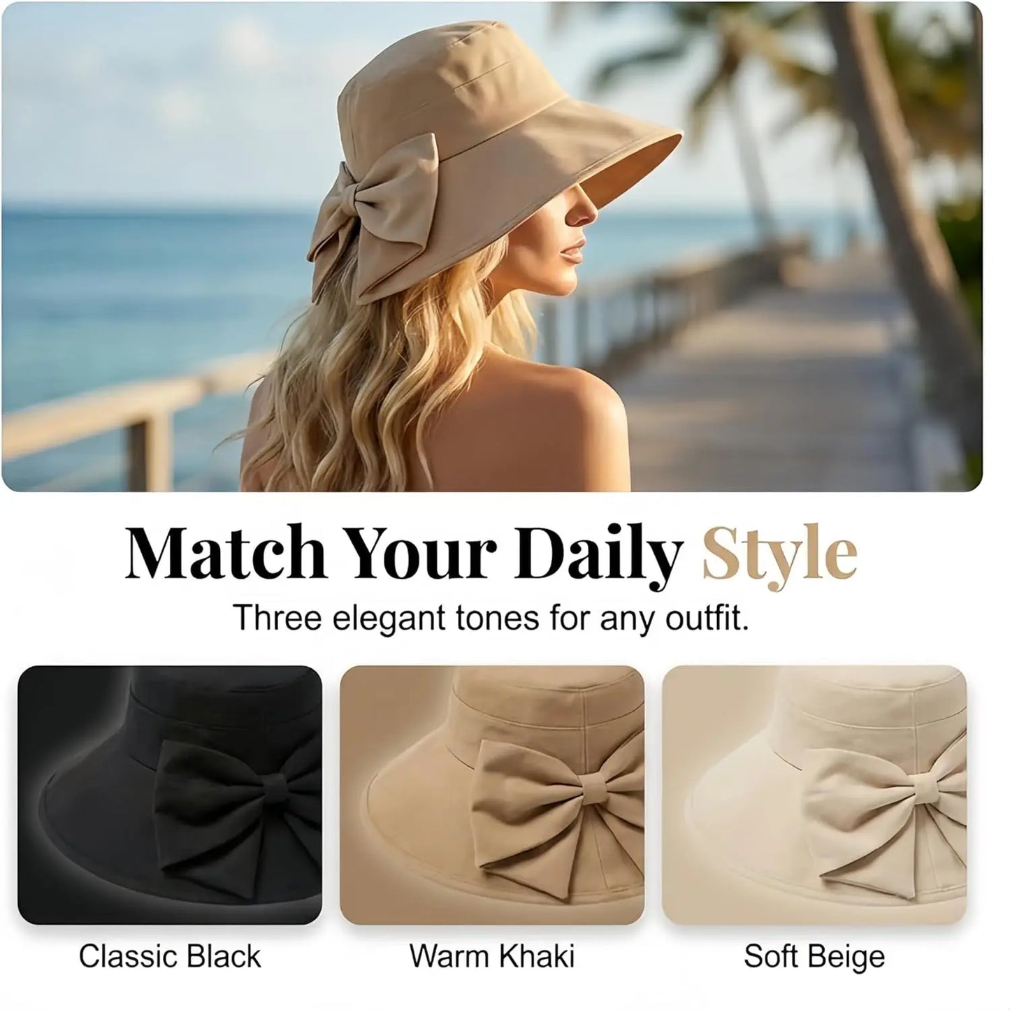 Wide Brim Sun Hat | Stylish Sun Protection All Summer | 50% OFF Now
