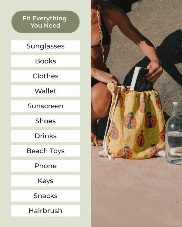 Convertible Beach Towel Bag | Carry Less, Enjoy More | 50% OFF Now
