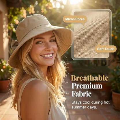 Wide Brim Sun Hat | Stylish Sun Protection All Summer | 50% OFF Now