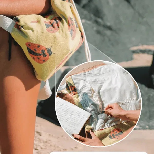 Convertible Beach Towel Bag | Carry Less, Enjoy More | 50% OFF Now