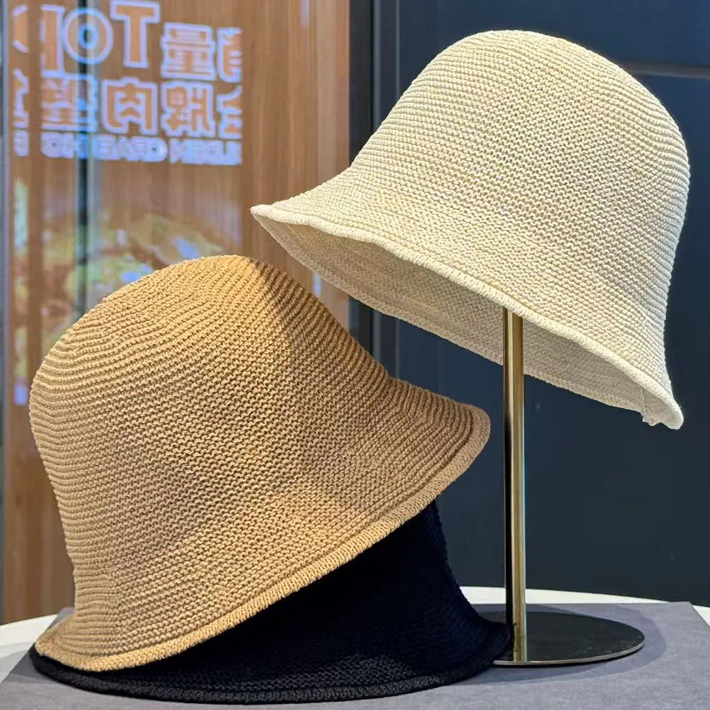 Women's Woven Bucket Hat | Stylish Sun Protection On The Go | 50% OFF Now