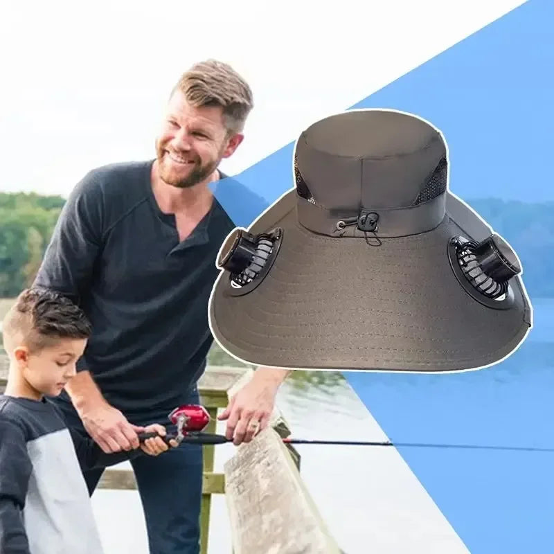 Solar Fan Hat | Stay Cool Outdoors | 50% OFF Now