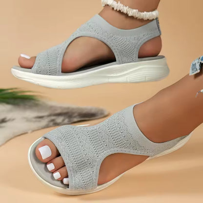 Women's Knit Platform Sandals | Walk Comfortably All Summer | 50% OFF Now