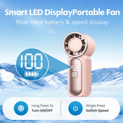 Mini Handheld Fan | Instant Cooling Anywhere | 50% OFF Now