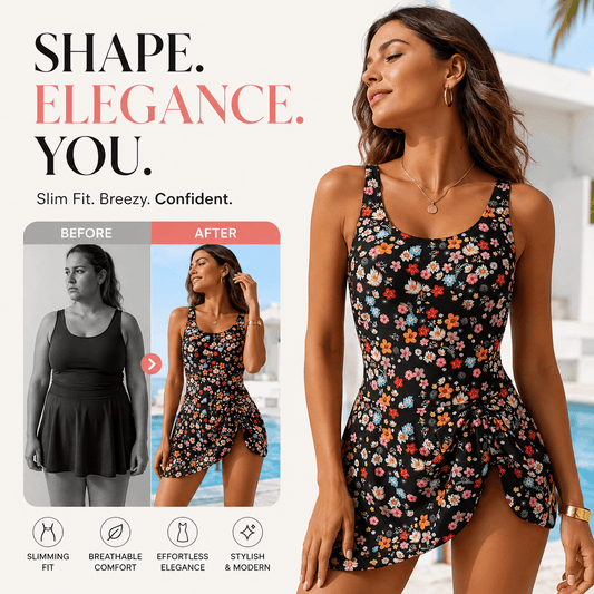 Tummy Control Swim Dress | Confident Summer Beach Style | 50% OFF Now