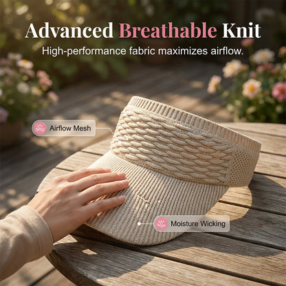 Women’s Ponytail Visor Hat | Stylish Sun Protection Outdoors | 50% OFF Now
