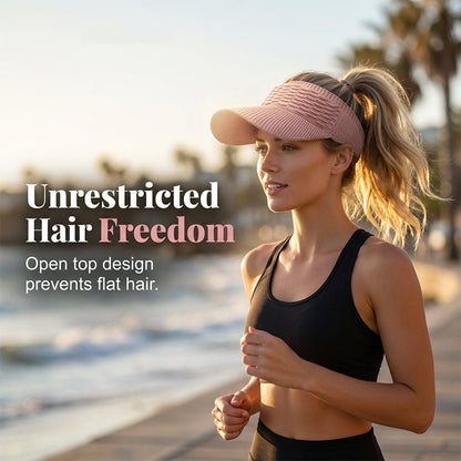 Women’s Ponytail Visor Hat | Stylish Sun Protection Outdoors | 50% OFF Now