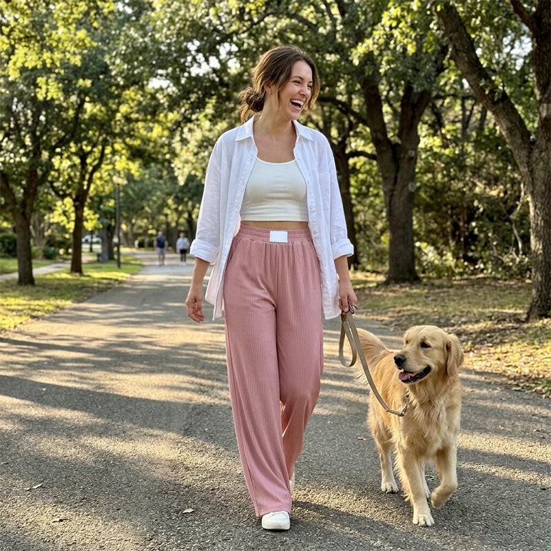 Ice Silk High Waist Pants | Stay Cool & Stylish All Day | SAVE 50% NOW