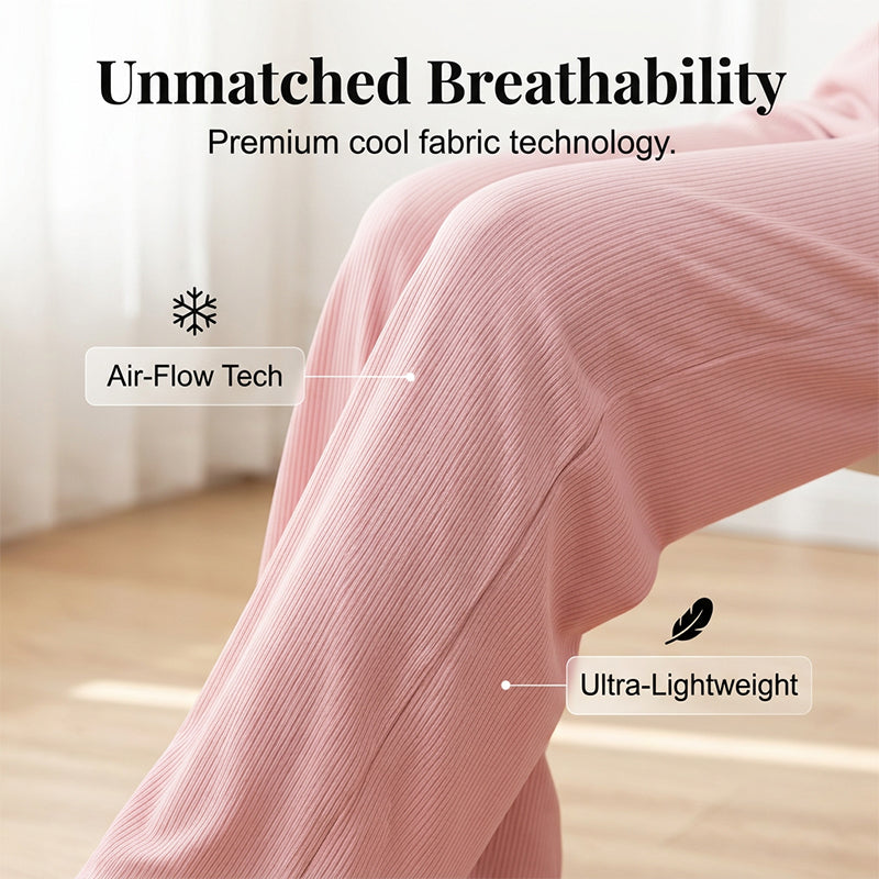 Ice Silk High Waist Pants | Stay Cool & Stylish All Day | SAVE 50% NOW