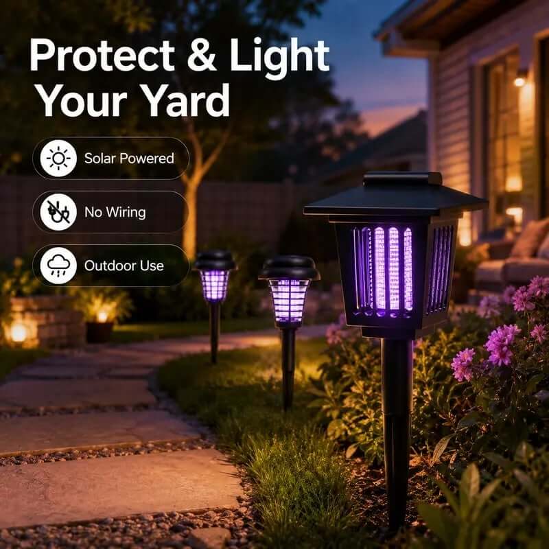 Solar Mosquito Light | Mosquito-Free Evenings | SAVE 55% NOW